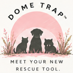 Dome Trap logo with animal silhouettes and pink botanical artwork